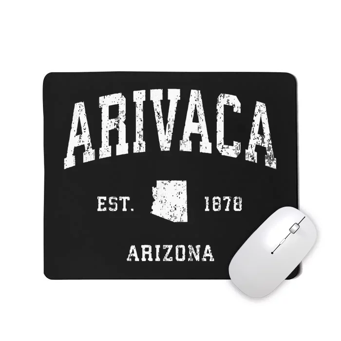 Arivaca Arizona AZ Vintage Athletic Sports Mousepad