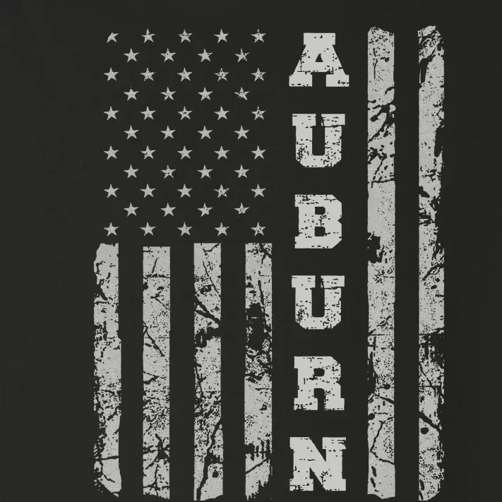 Auburn Alabama American Flag Toddler Long Sleeve Shirt