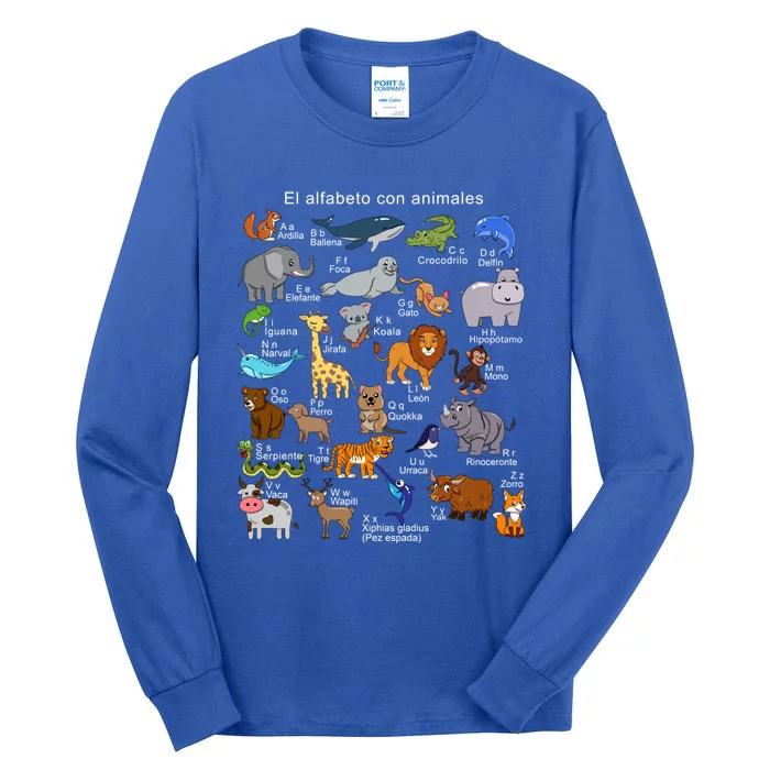 Animals Alphabet Agiftz Abc Of The Animal World Gift Tall Long Sleeve T-Shirt