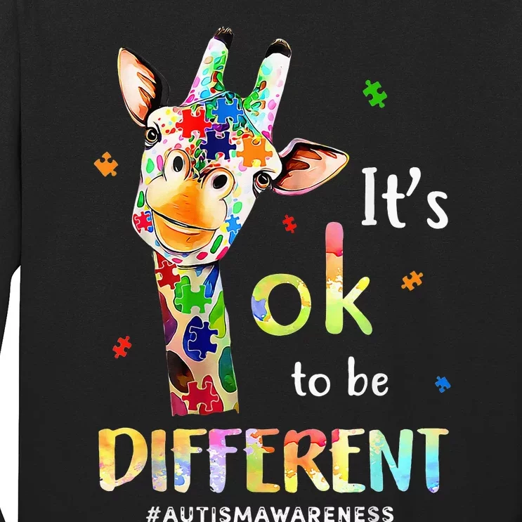 Autism Awareness Acceptance Its Ok To Be Different Long Sleeve Shirt