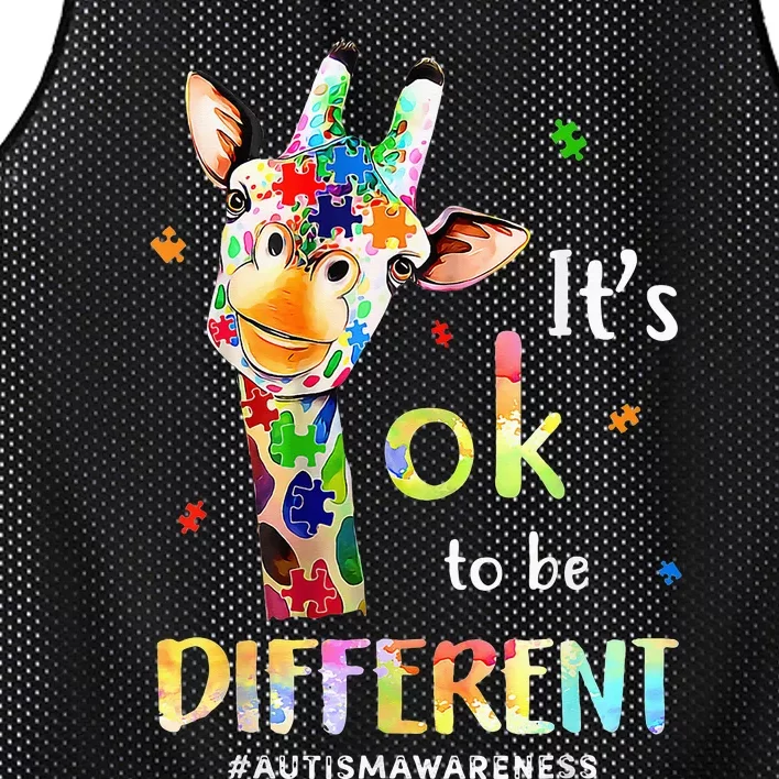 Autism Awareness Acceptance Its Ok To Be Different Mesh Reversible Basketball Jersey Tank