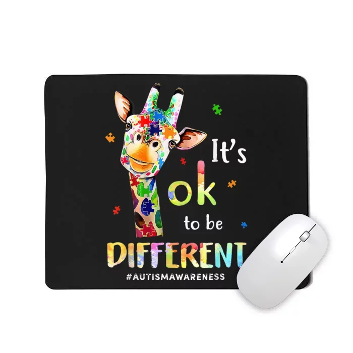 Autism Awareness Acceptance Its Ok To Be Different Mousepad