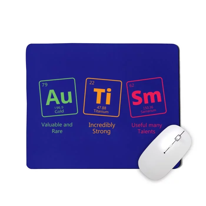 Awareness Autistic Autism Periodic Table Of Elets Gift Mousepad