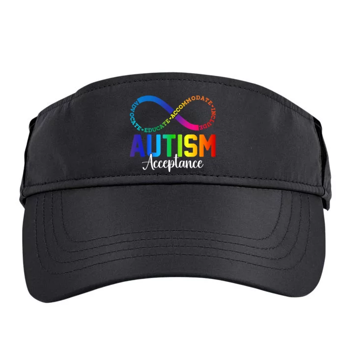 Autism Awareness Acceptance Infinity Symbol Adult Drive Performance Visor