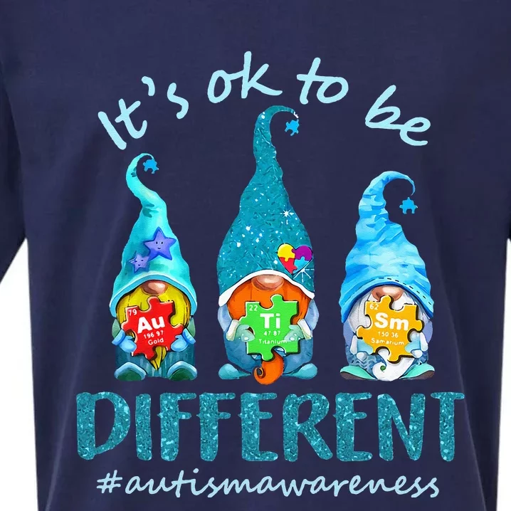 autism awareness acceptance  its ok to be different Sueded Cloud Jersey T-Shirt