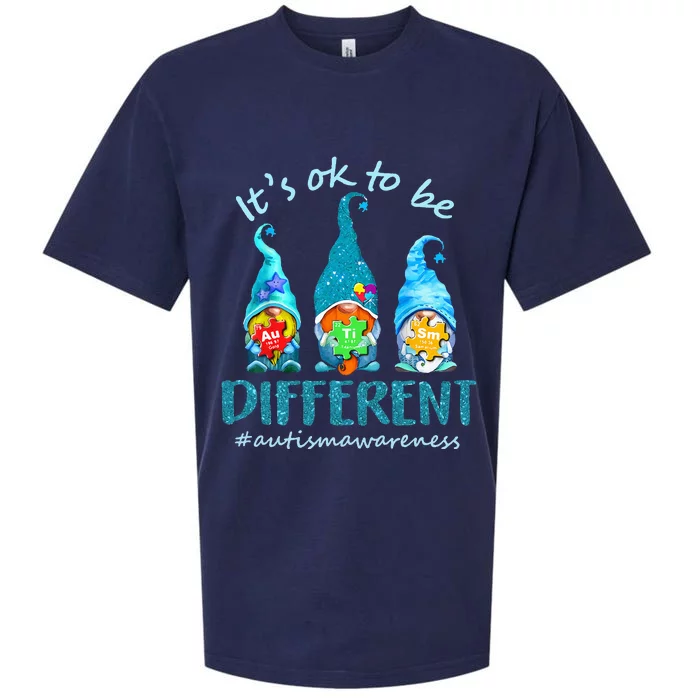 autism awareness acceptance  its ok to be different Sueded Cloud Jersey T-Shirt