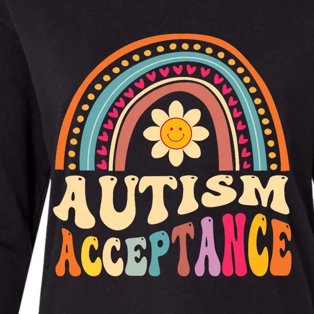 Autism Awareness Acceptance Special Education Teacher Gifts Womens Cotton Relaxed Long Sleeve T-Shirt