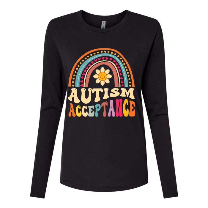 Autism Awareness Acceptance Special Education Teacher Gifts Womens Cotton Relaxed Long Sleeve T-Shirt