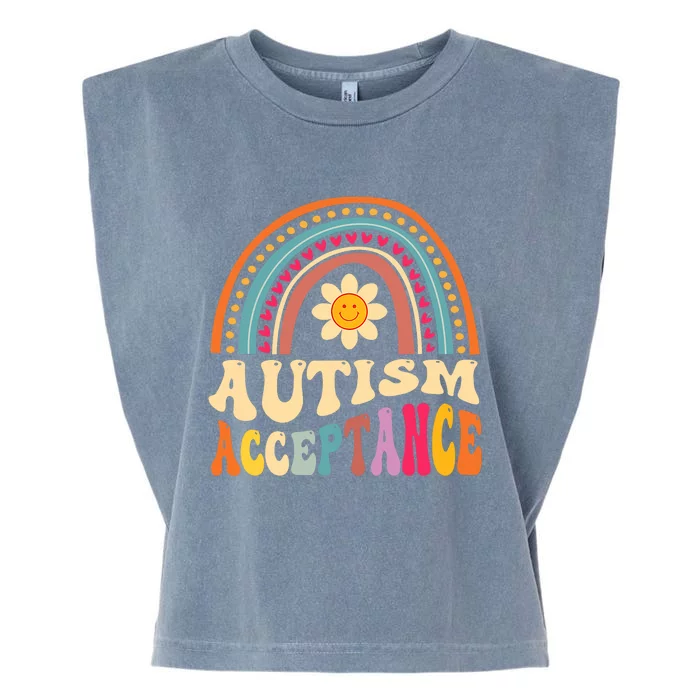 Autism Awareness Acceptance Special Education Teacher Gifts Garment-Dyed Women's Muscle Tee