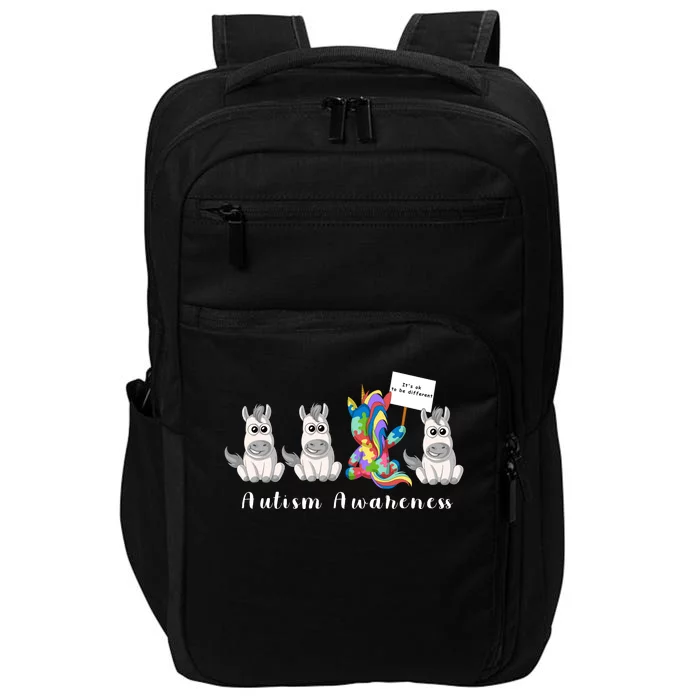 Autism Awareness Impact Tech Backpack