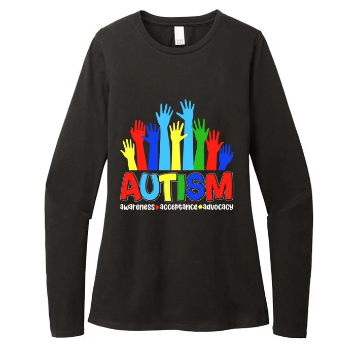 April Autism Awareness Month Acceptance Gift Womens CVC Long Sleeve Shirt