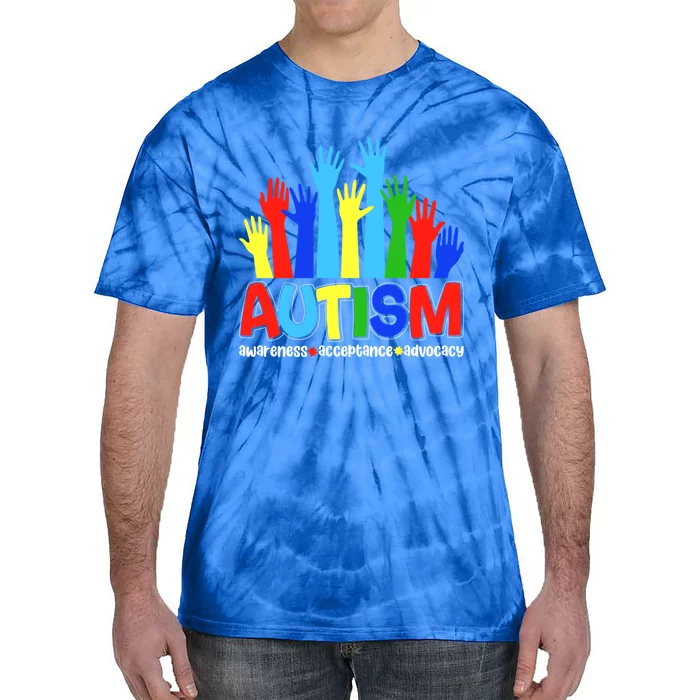 April Autism Awareness Month Acceptance Gift Tie-Dye T-Shirt