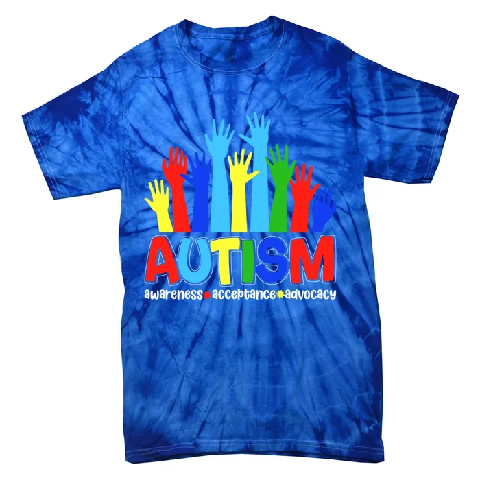 April Autism Awareness Month Acceptance Gift Tie-Dye T-Shirt