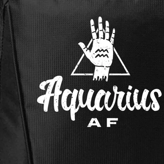 Aquarius Af / Aquarius Birthday Month Astrology And Zodiac Gift City Backpack