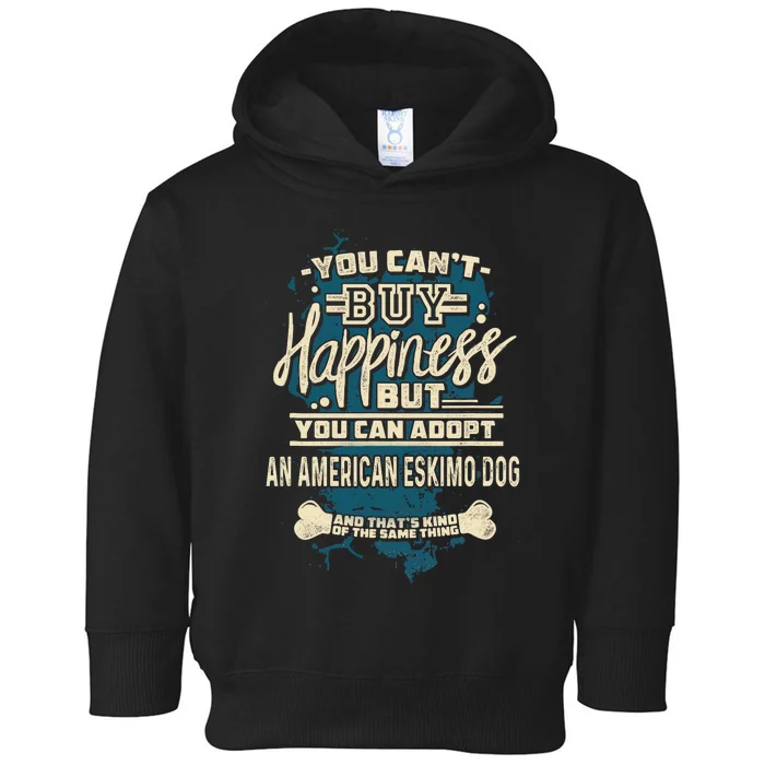 Adopt An American Eskimo Dog Rescue Dog Toddler Hoodie