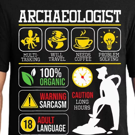 Archaeologist Archaeology Archeologist Archeology Pajama Set