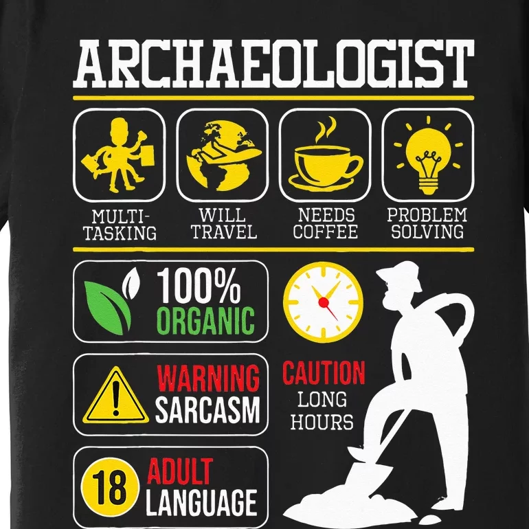 Archaeologist Archaeology Archeologist Archeology Premium T-Shirt