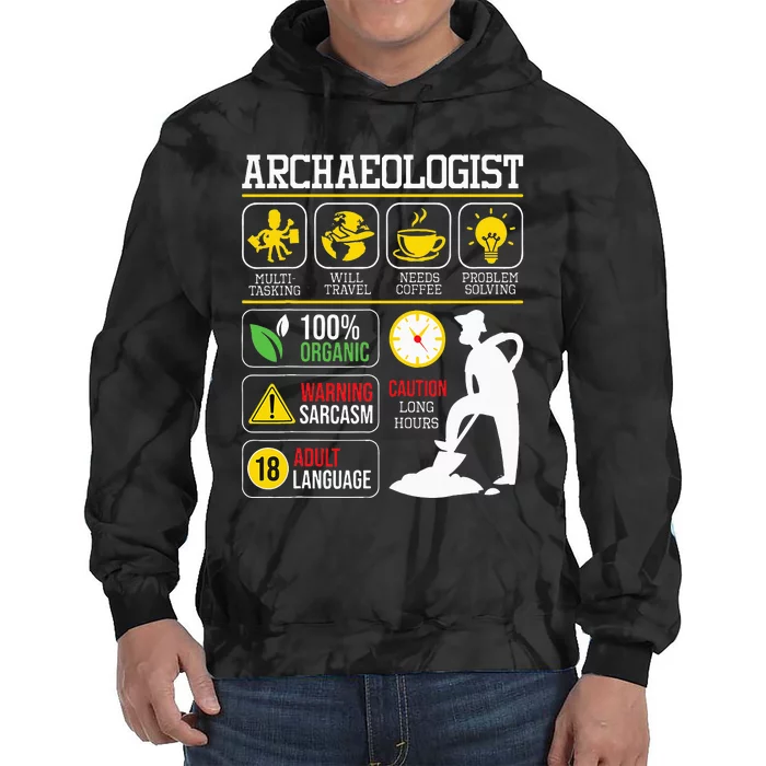 Archaeologist Archaeology Archeologist Archeology Tie Dye Hoodie