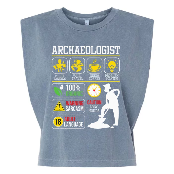 Archaeologist Archaeology Archeologist Archeology Garment-Dyed Women's Muscle Tee