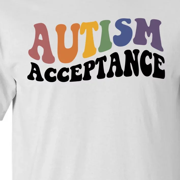 Autism Awareness Acceptance Retro Tall T-Shirt