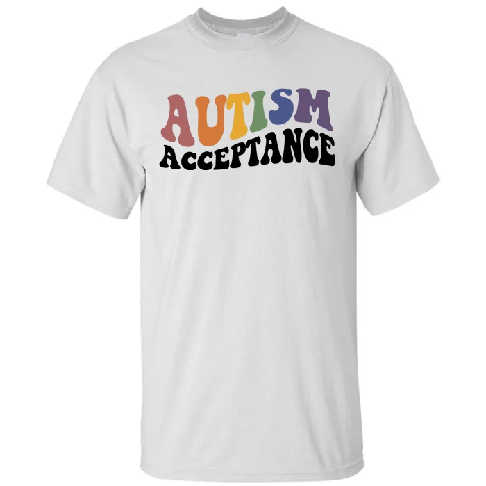 Autism Awareness Acceptance Retro Tall T-Shirt