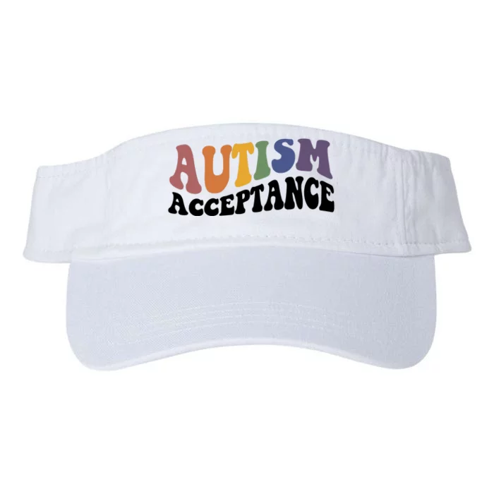 Autism Awareness Acceptance Retro Valucap Bio-Washed Visor