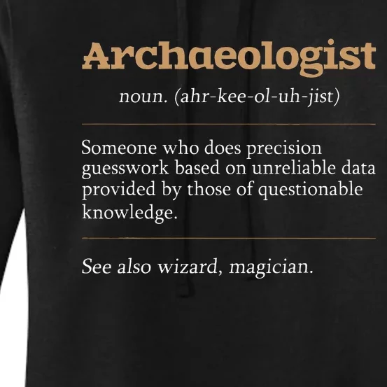 Archaeologist Archaeology Archeologist Archeology Women's Pullover Hoodie