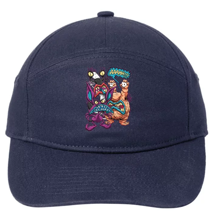 Aaahh!!! 7-Panel Snapback Hat