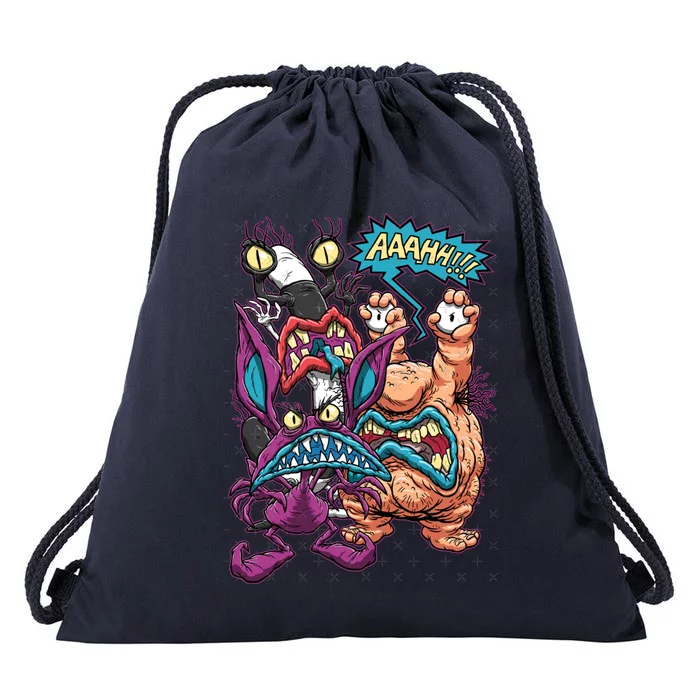 Aaahh!!! Drawstring Bag