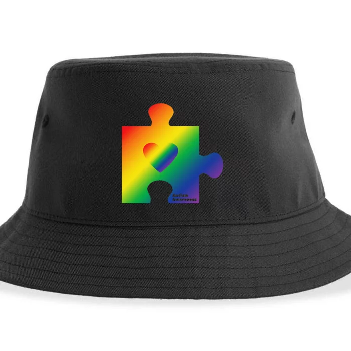 Autism Autism Awareness Puzzles Mom,Dad Sustainable Bucket Hat