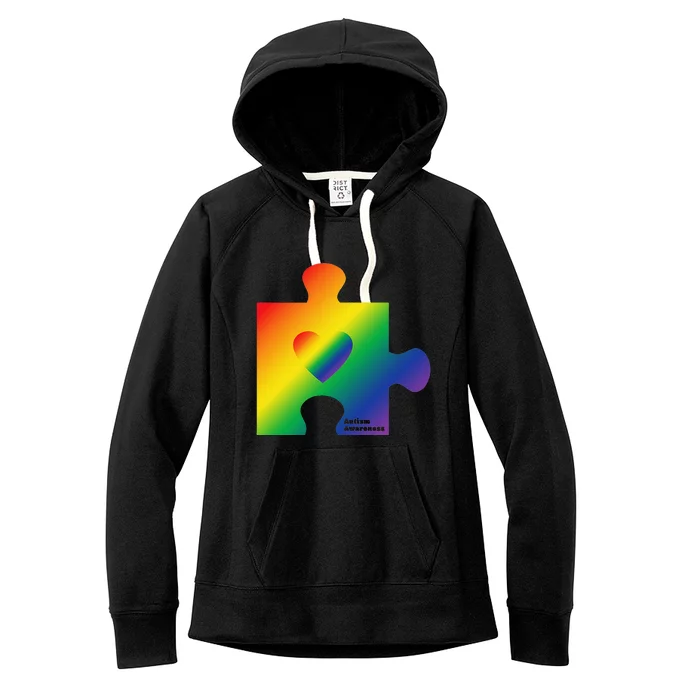 Autism Autism Awareness Puzzles Mom,Dad Women's Fleece Hoodie