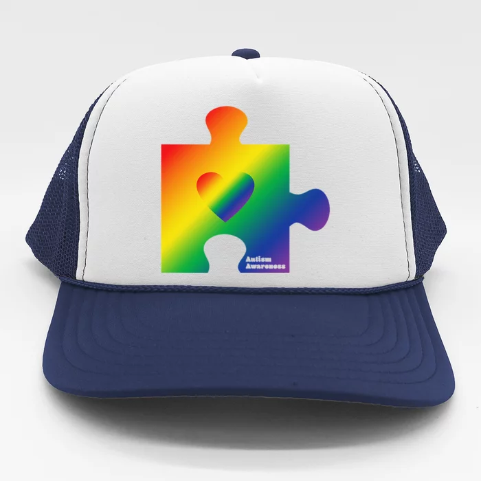 Autism Autism Awareness Puzzles Mom,Dad Trucker Hat