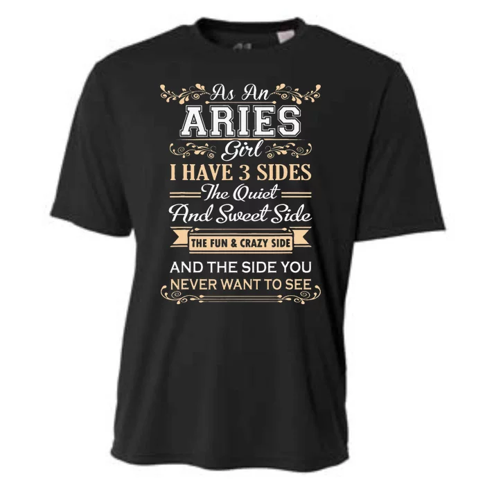 As An Aries I Have Three Sides Cooling Performance Crew T-Shirt