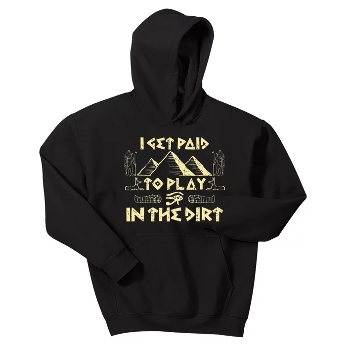 Archaeologist Archeology Ancient Egypt Kids Hoodie