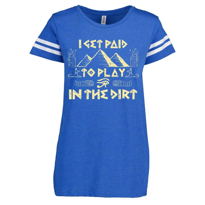 Archaeologist Archeology Ancient Egypt Enza Ladies Jersey Football T-Shirt