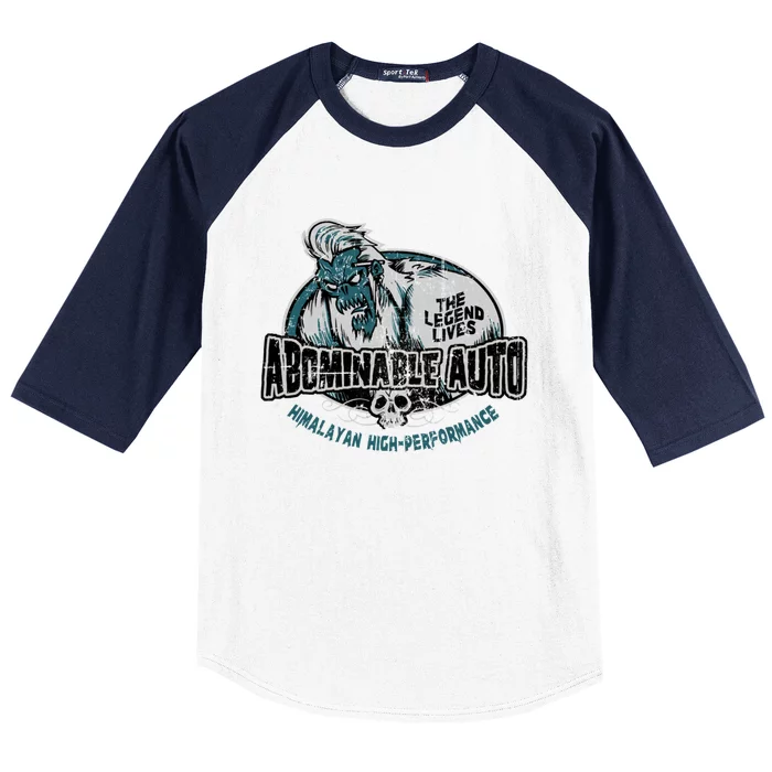 Abominable Auto Baseball Sleeve Shirt