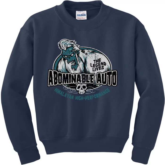 Abominable Auto Kids Sweatshirt