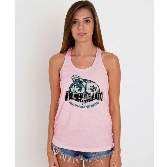 Abominable Auto Women's Knotted Racerback Tank