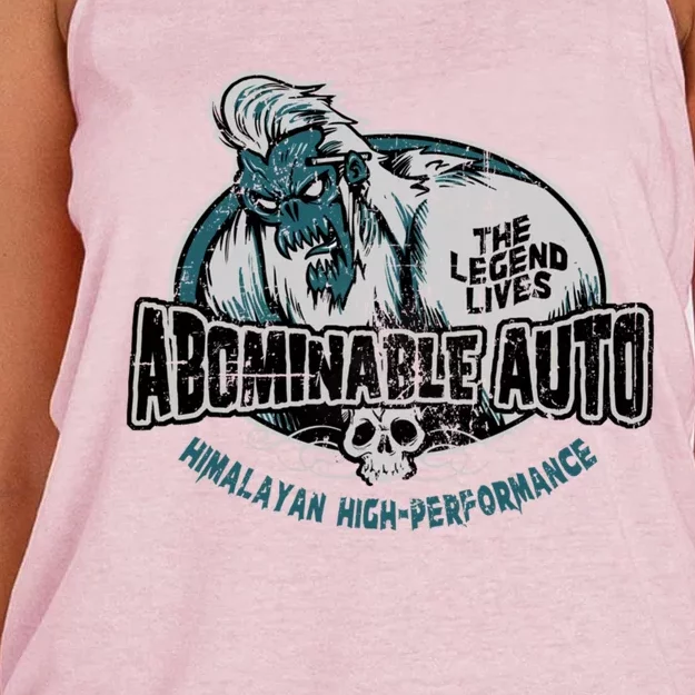 Abominable Auto Women's Knotted Racerback Tank