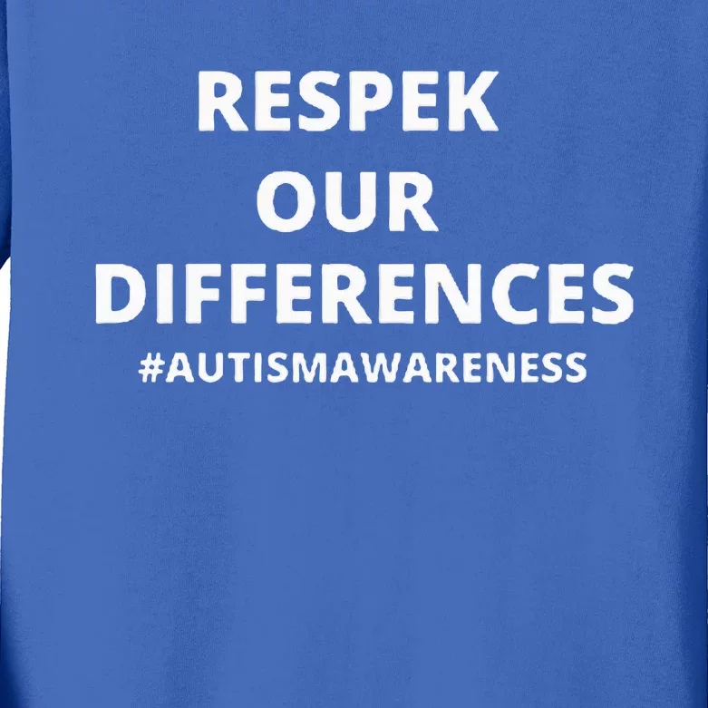 Autism Awareness Kids Long Sleeve Shirt