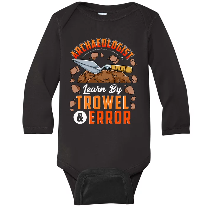 Archeologist Archeology Baby Long Sleeve Bodysuit