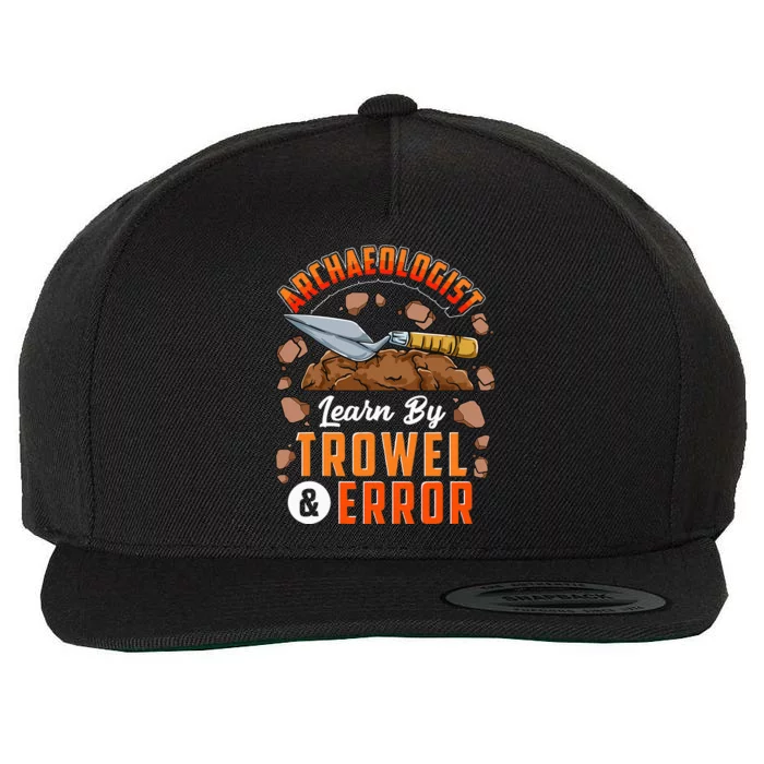 Archeologist Archeology Wool Snapback Cap