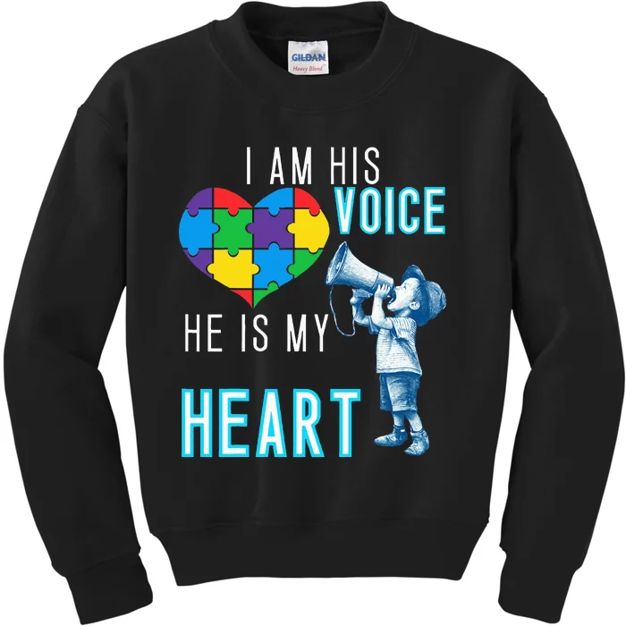 Autism Awareness Autism Mom And Dad Kids Sweatshirt