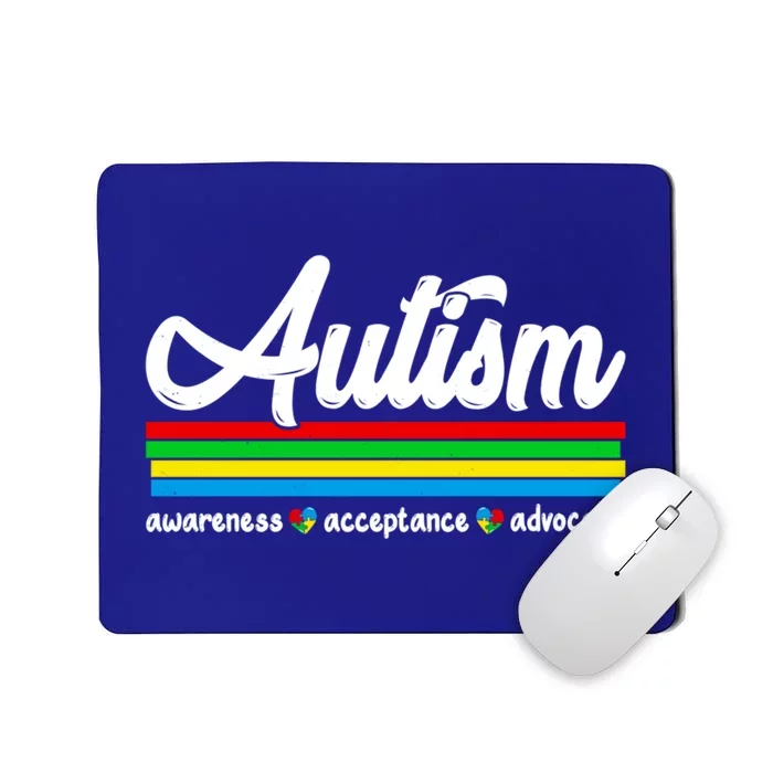 Autism Awareness Acceptance Advocacy Autism Awareness Month Great Gift Mousepad