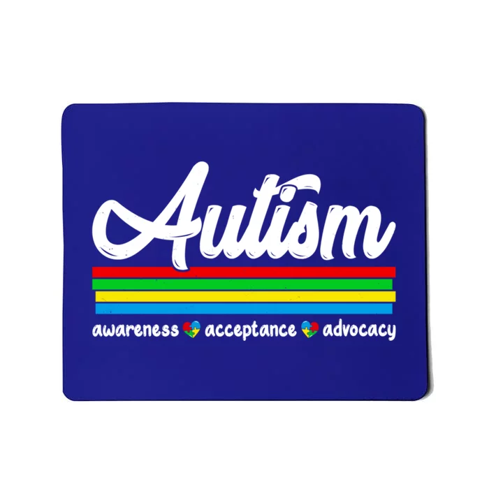 Autism Awareness Acceptance Advocacy Autism Awareness Month Great Gift Mousepad