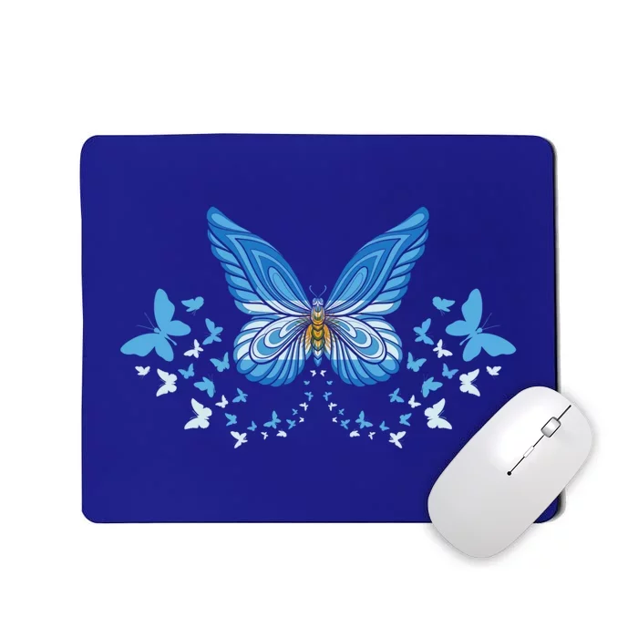 Argentina Argentinian Argentina Flag Butterflies Gift Mousepad