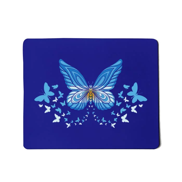 Argentina Argentinian Argentina Flag Butterflies Gift Mousepad