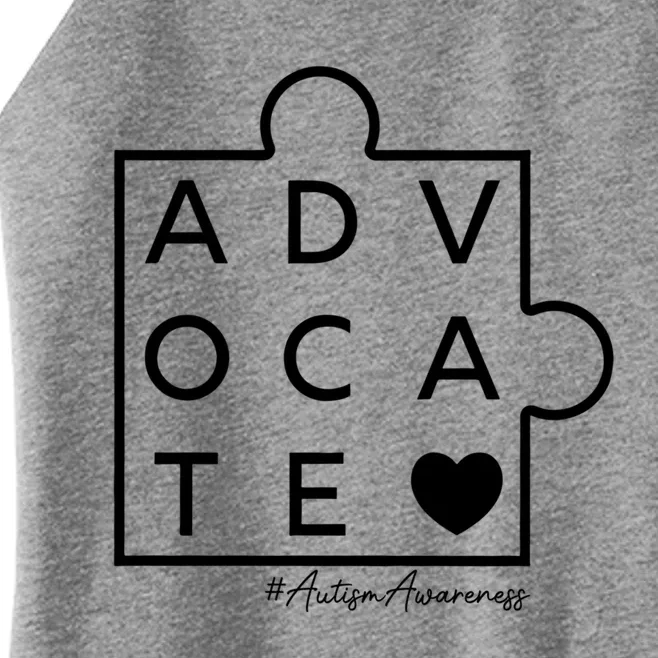 Autism Awareness Advocate Support Accept Adapt Advocate Gift Women’s Perfect Tri Rocker Tank