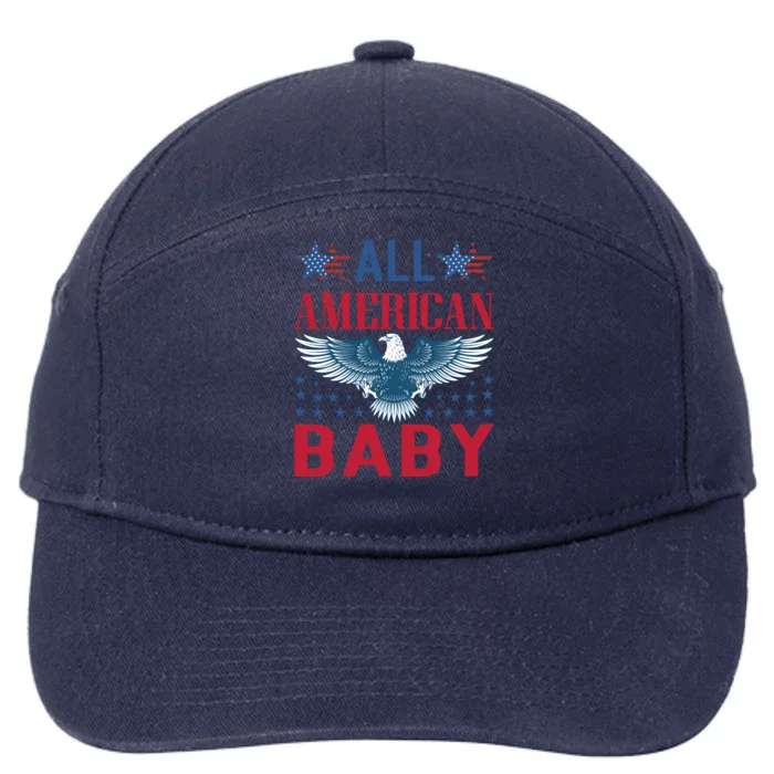 All American Baby Patriotic 7-Panel Snapback Hat