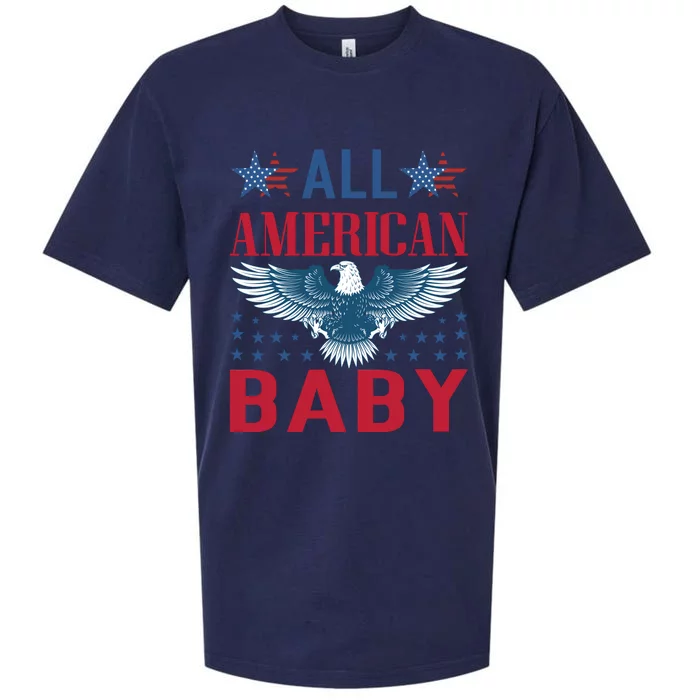 All American Baby Patriotic Sueded Cloud Jersey T-Shirt